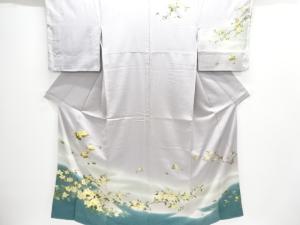 作家物　枝花模様訪問着